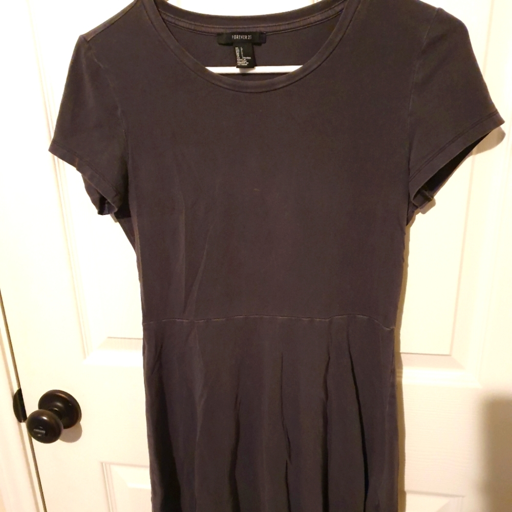 Grey Shortsleeve Dress